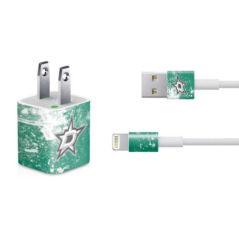 NHL Dallas Stars Frozen iPhone Charger (5W USB) Skin