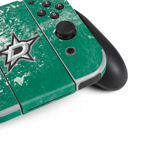 NHL Dallas Stars Frozen Nintendo Switch OLED (2021) Skin