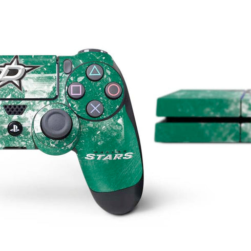 NHL Dallas Stars Frozen PS4 Console and Controller Bundle Skin