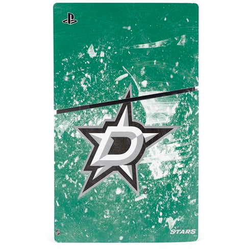 NHL Dallas Stars Frozen PS5 Slim Disk Bundle Skin