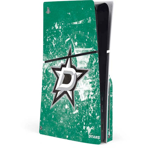 NHL Dallas Stars Frozen PS5 Slim Disk Console Skin