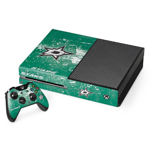 NHL Dallas Stars Frozen Xbox One Console and Controller Bundle Skin