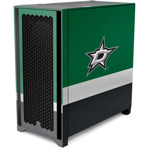 NHL Dallas Stars Jersey Corsair 4000D Tempered Glass Mid-Tower ATX Case Skin