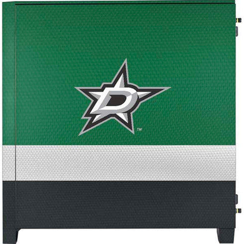 NHL Dallas Stars Jersey Corsair 4000D Tempered Glass Mid-Tower ATX Case Skin