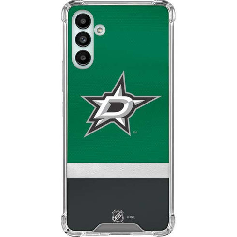 NHL Dallas Stars Jersey Galaxy A13 5G Clear Case