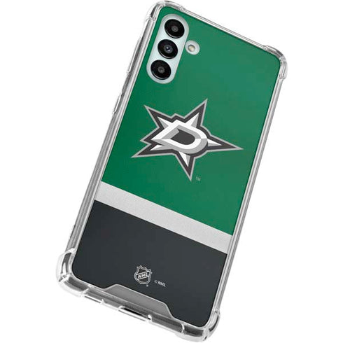 NHL Dallas Stars Jersey Galaxy A13 5G Clear Case