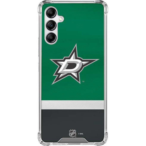 NHL Dallas Stars Jersey Galaxy A14 5G Clear Case