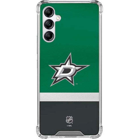 NHL Dallas Stars Jersey Galaxy A15 5G Clear Case