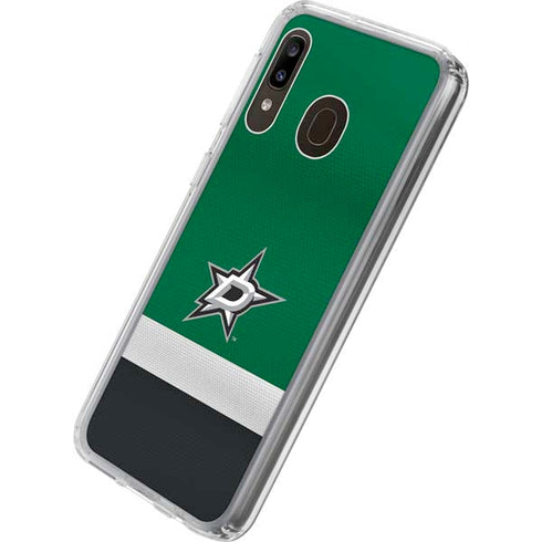 NHL Dallas Stars Jersey Galaxy A20 Clear Case