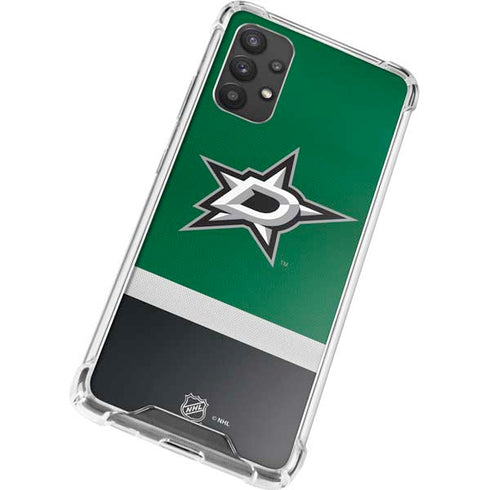 NHL Dallas Stars Jersey Galaxy A32 5G Clear Case