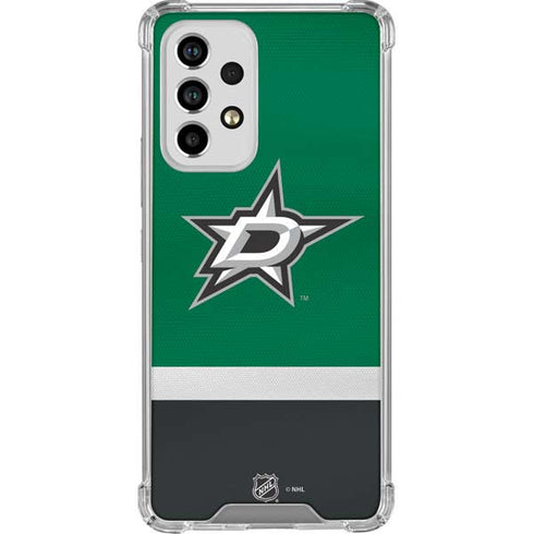 NHL Dallas Stars Jersey Galaxy A33 5G Clear Case