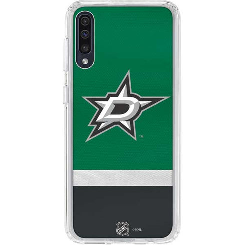 NHL Dallas Stars Jersey Galaxy A50 Clear Case
