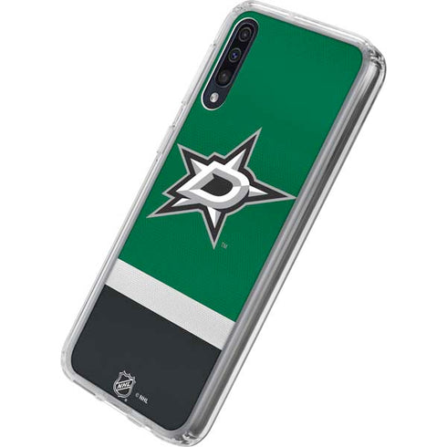 NHL Dallas Stars Jersey Galaxy A50 Clear Case