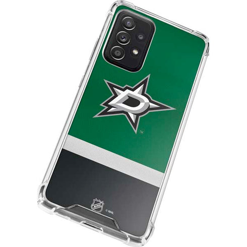NHL Dallas Stars Jersey Galaxy A52 5G Clear Case