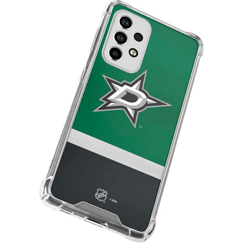 NHL Dallas Stars Jersey Galaxy A53 5G Clear Case