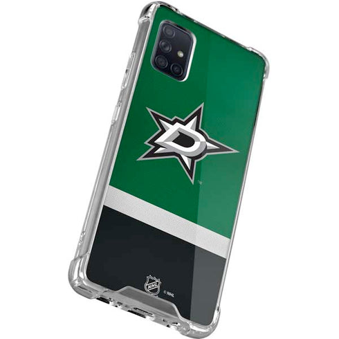 NHL Dallas Stars Jersey Galaxy A71 5G Clear Case