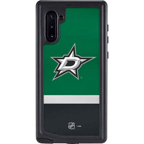 NHL Dallas Stars Jersey Galaxy Note 10 Waterproof Case