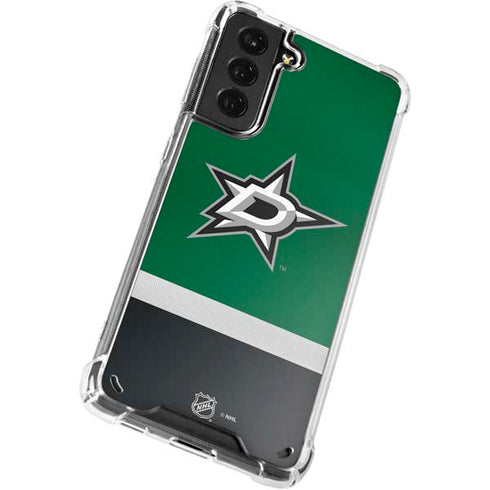 NHL Dallas Stars Jersey Galaxy S21 5G Clear Case