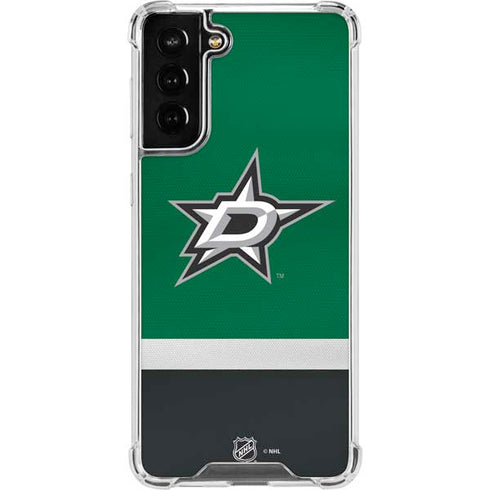 NHL Dallas Stars Jersey Galaxy S22 Plus Clear Case