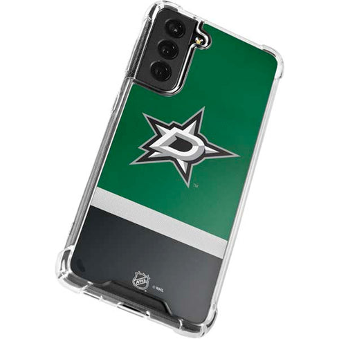 NHL Dallas Stars Jersey Galaxy S22 Plus Clear Case