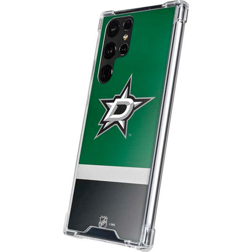 NHL Dallas Stars Jersey Galaxy S22 Ultra Clear Case