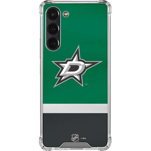 NHL Dallas Stars Jersey Galaxy S23 Plus Clear Case