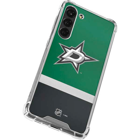 NHL Dallas Stars Jersey Galaxy S23 Plus Clear Case