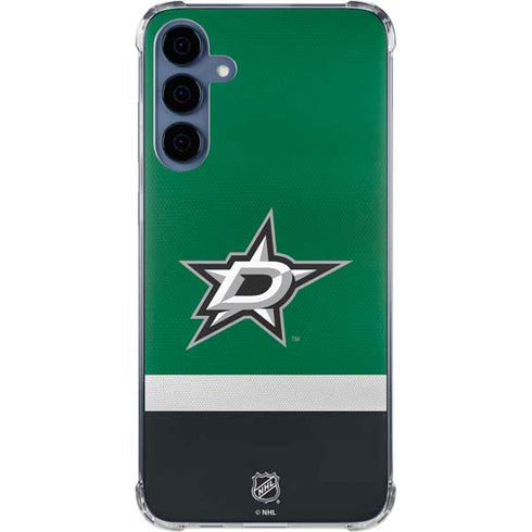 NHL Dallas Stars Jersey Galaxy S24 Clear Case