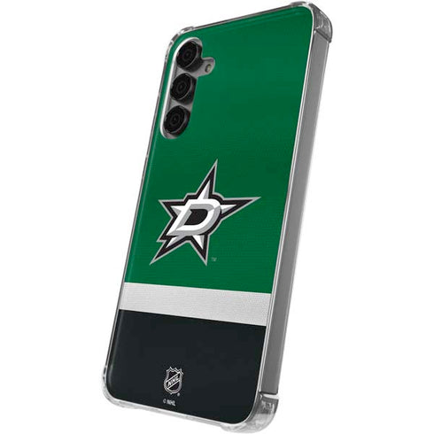 NHL Dallas Stars Jersey Galaxy S24 Plus Clear Case
