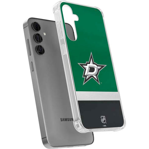 NHL Dallas Stars Jersey Galaxy S24 Plus Clear Case