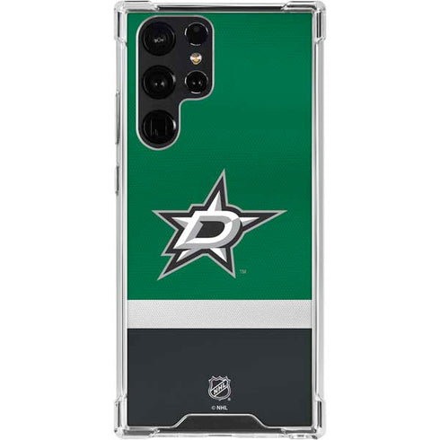 NHL Dallas Stars Jersey Galaxy S24 Ultra Clear Case