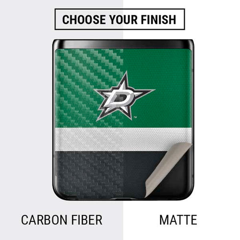 NHL Dallas Stars Jersey Galaxy Z Flip Skin