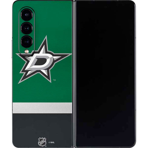 NHL Dallas Stars Jersey Galaxy Z Fold4 5G Skin