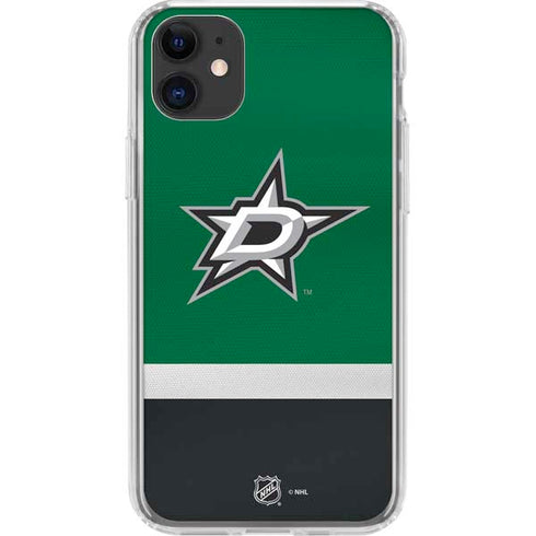 NHL Dallas Stars Jersey iPhone 11 Clear Case