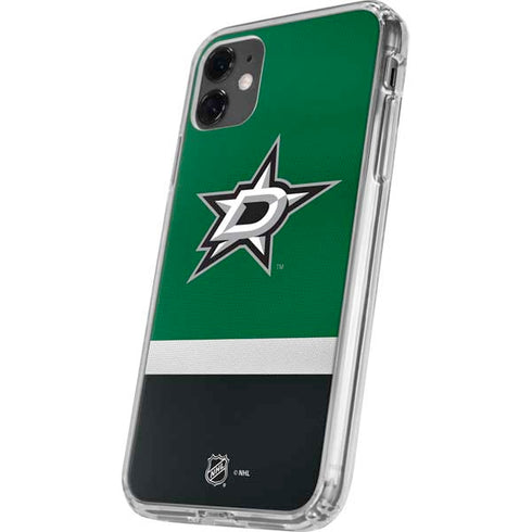 NHL Dallas Stars Jersey iPhone 11 Clear Case