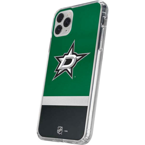 NHL Dallas Stars Jersey iPhone 11 Pro Clear Case