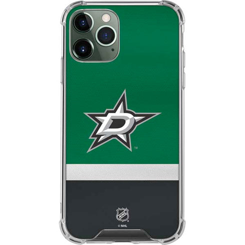 NHL Dallas Stars Jersey iPhone 11 Pro Max Clear Case
