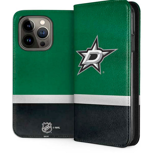 NHL Dallas Stars Jersey iPhone 13 Pro Folio Case