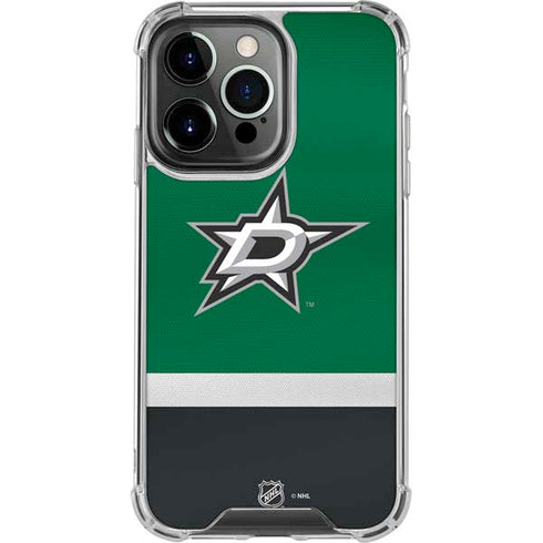 NHL Dallas Stars Jersey iPhone 14 Pro Clear Case