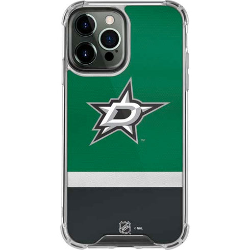 NHL Dallas Stars Jersey iPhone 14 Pro Max Clear Case