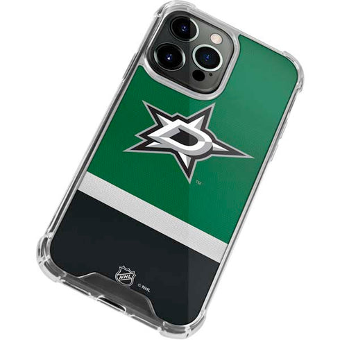 NHL Dallas Stars Jersey iPhone 14 Pro Max Clear Case