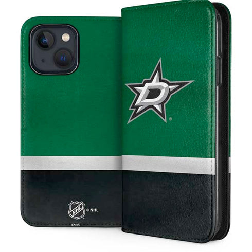 NHL Dallas Stars Jersey iPhone 15 Plus Folio Case