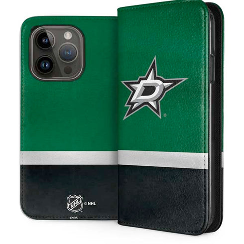 NHL Dallas Stars Jersey iPhone 15 Pro Folio Case
