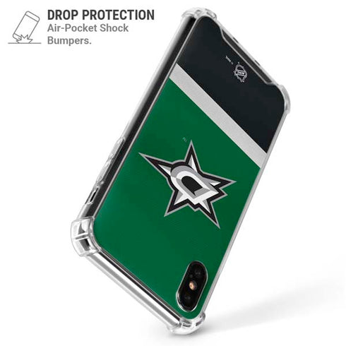 NHL Dallas Stars Jersey iPhone XS Max Clear Case