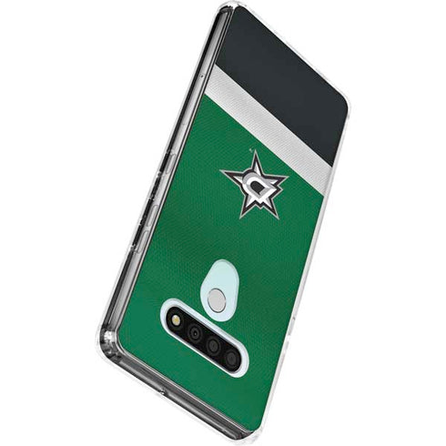 NHL Dallas Stars Jersey LG Stylo 6 Clear Case