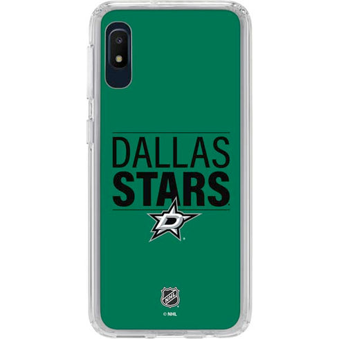 NHL Dallas Stars Lineup Galaxy A10e Clear Case