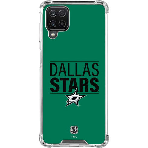 NHL Dallas Stars Lineup Galaxy A12 Clear Case