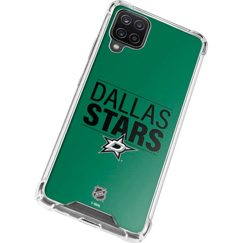 NHL Dallas Stars Lineup Galaxy A12 Clear Case
