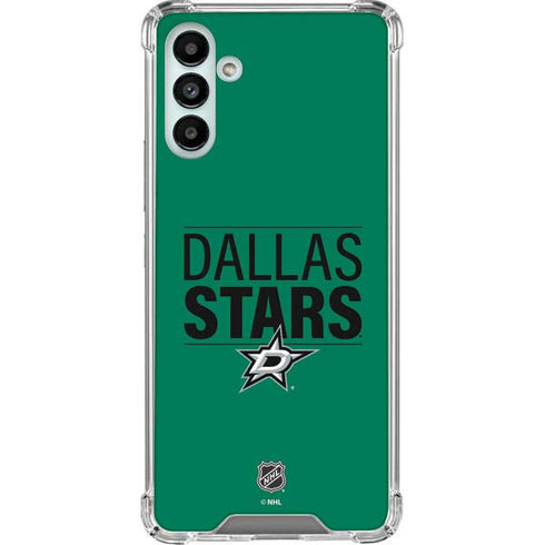 NHL Dallas Stars Lineup Galaxy A13 5G Clear Case