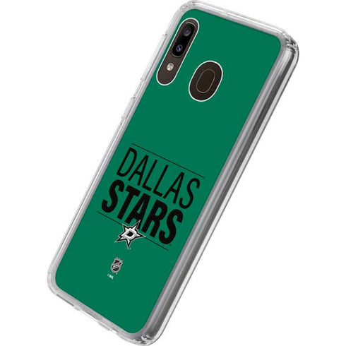 NHL Dallas Stars Lineup Galaxy A20 Clear Case